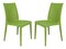 LeisureMod Weave Mace Indoor/Outdoor Dining Chair (Armless), Set of 2